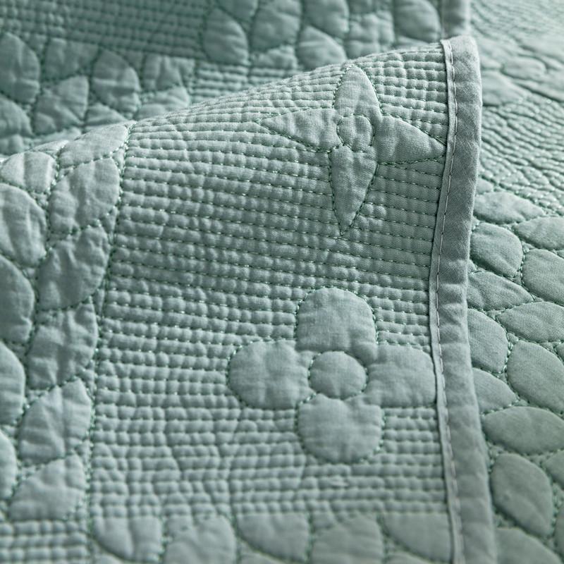 Pure Cotton Universal for All Seasons Sofa Cover Anti-slip Backside Cushion Living Room Solid Color Stitch Fabric Art Couch Mat