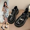 Fashionable and Comfortable Thick Bottom Shoes Female Summer Retro British Style Shallow Mouth Mary Jane Single Shoes