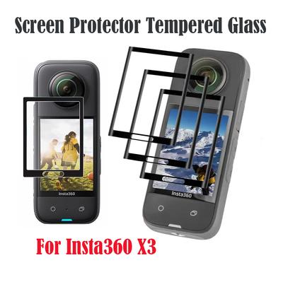 Для Insta360 X3 Camera Accessories Защитная пленка для экрана из закаленного стекла Ultra Clear LCD HD Для Insta 360 X3 Action Camera Accessories