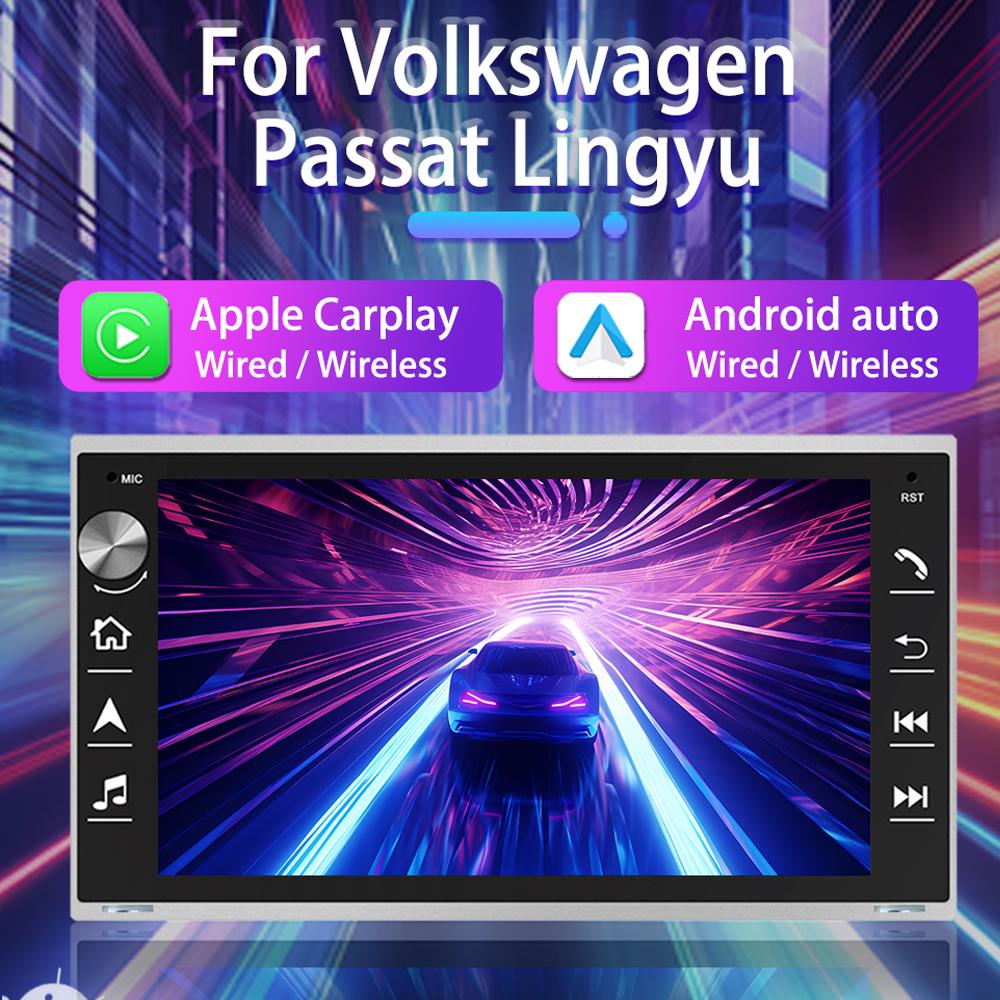 Автомобильное радио Android для Volkswagen Polo Bora Jetta 1999-2006 VW PASSAT B5 2001-2005 Carplay головное устройство 2Din автомобильная стереосистема навигация 2+32 ГБ