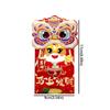 6pcs Thickened Lucky Money Bag Mixed Pattern Red Packet Cartoon Red Envelope  Wedding