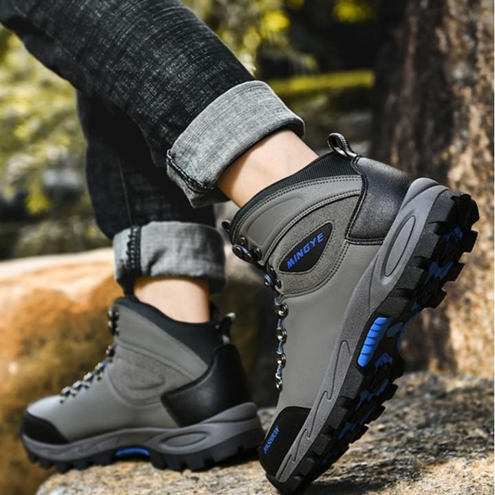 Мужская обувь больших размеров, обувь для активного отдыха, обувь для хайкинга с высоким верхом, тренировочная обувь, мужская рабочая обувь, страховочная, нескользящая, для хайкинга, для бездорожья
