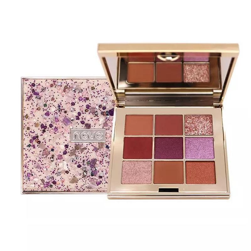 Мода 9 цветов палитра теней для век натуральный длительный перламутровый матовый макияж тени для век порошок