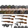 Вторая Мировая Война Французские Военные Солдаты Строительные Блоки Италия Воин Итальянский Офицер Пехоты Оружие Шлем Армия Военное Оружие Кирпичики Игрушки Подарок