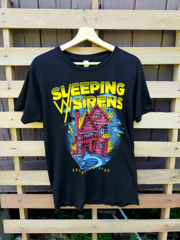 Rare! Sleeping With Siren Band Shirt Unisex Concert S to 5XL BO503 Unisex T-Shirt