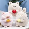 Cute Chubby Animal Bunny Pig Doll Plush Toy Bear Dog Doll Children's Doll