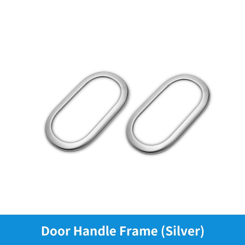 Car Door Handle Cover Trim Stainless Steel Interior Mouldings Stickers For Smart 453 Fortwo Forfour Car Styling Decoration