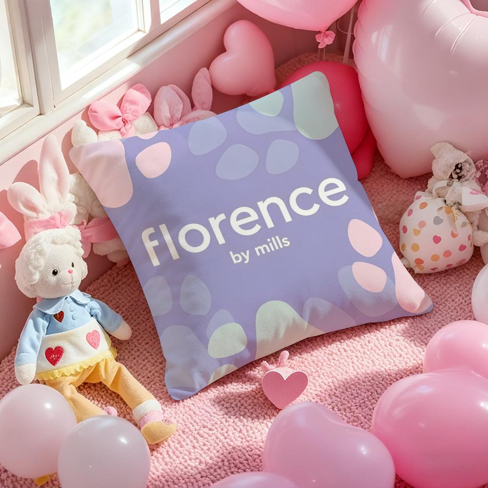 Модная Наволочка С Принтом Узора Подушки-Кушона Florence By Mills Для Подушек Дивана В Гостиной и Декора Спальни