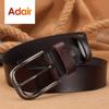 Мужские роскошные ремни из натуральной кожи, высококачественные ремни из коровьей кожи для мужчин, повседневные ремни с пряжкой для джинсов AHQ2104