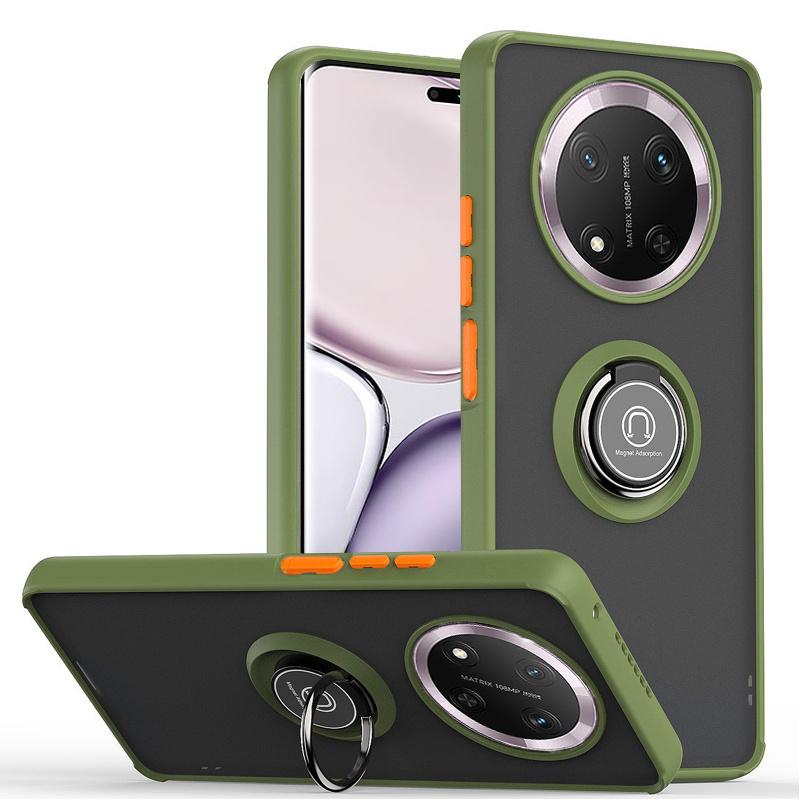 Чехол Armor Matte для Honor X9C X9B X9A X7B X8B X7A Чехлы для телефонов с магнитным кольцом для Honor Magic 6 5 Lite Pro 200 90 Lite 70 Чехол