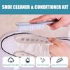 Professional Shoe Cleaning Kit Whitening Solution with Brush Set for Sneakers Stain Removal and Shoe Care 100ml