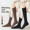 Female Autumn and Winter Pressure Show Thin Legs Pile Pile Cotton Socks