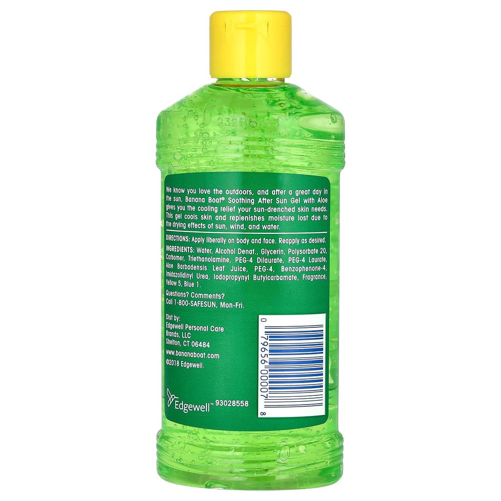 Banana Boat Успокаивающий гель после загара с алоэ, 8 жидких унций (236 мл)
