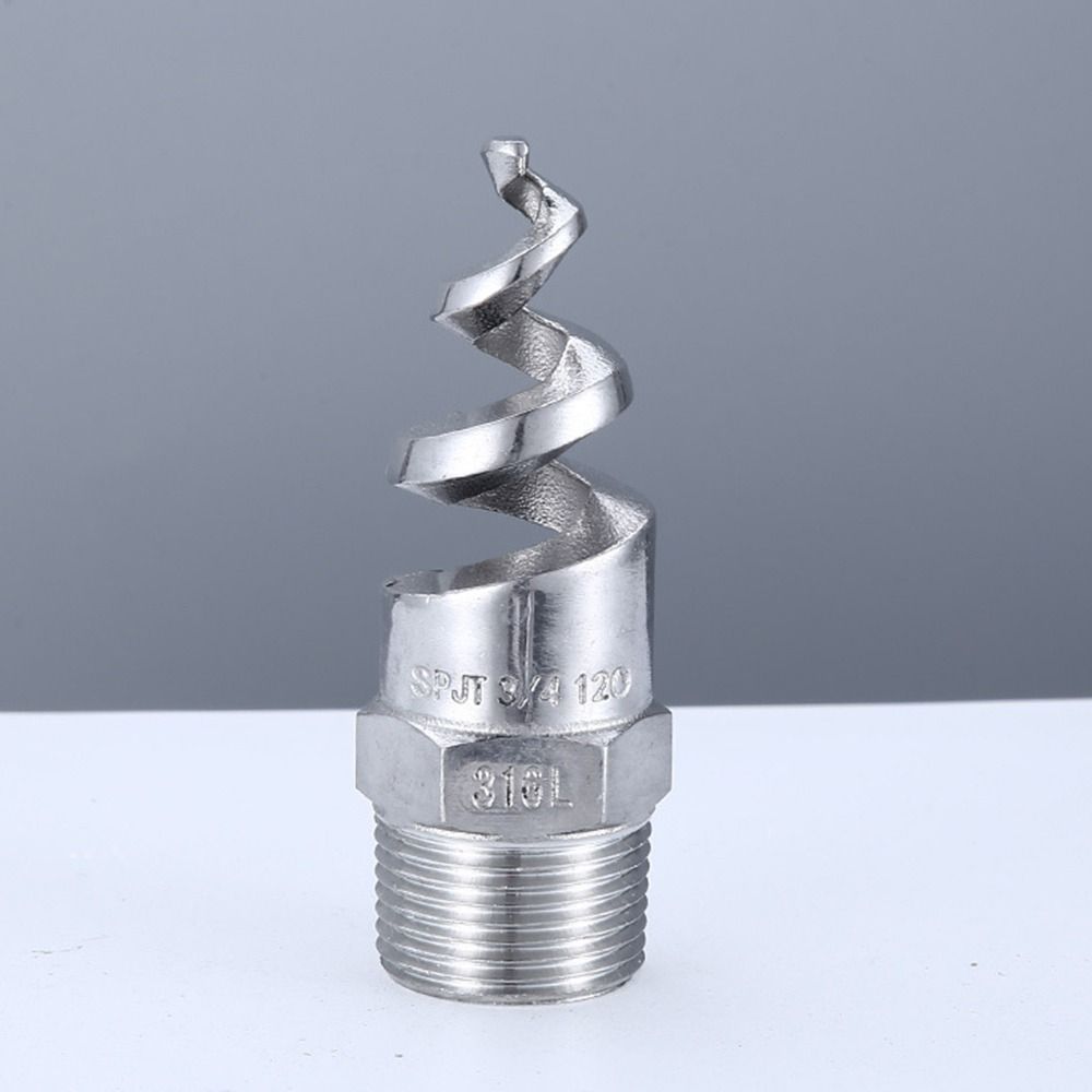 316L Stainless Steel Spiral Nozzle Silver Atomization Nozzle Agricultural Spray