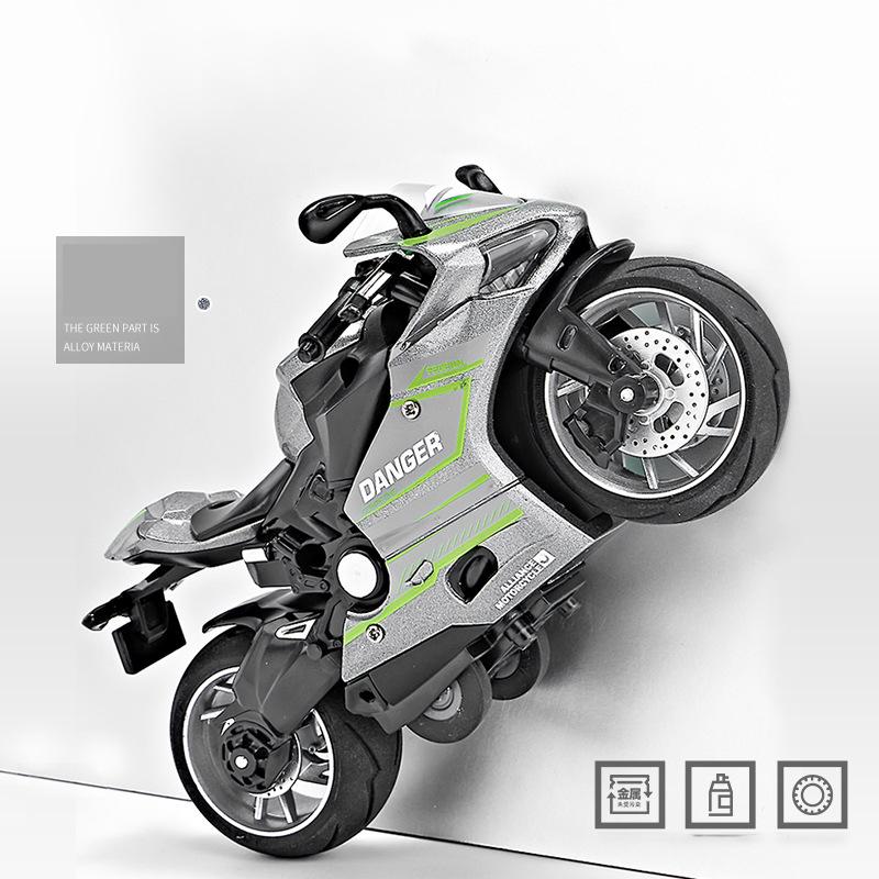 1/12 масштаб Ducati, литая под давлением модель мотоцикла, игрушка, игрушка с откатом со звуком и светом для детей, коллекция подарков для мальчиков и девочек