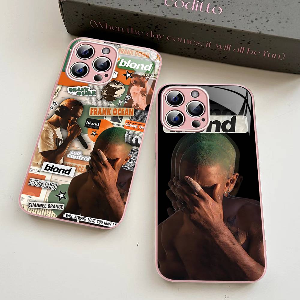 F-Frank Singer Закаленное Стекло Ocean Для Iphone 14 13 12 11 Pro Mini XS MAX 14Plus X XS XR Чехол