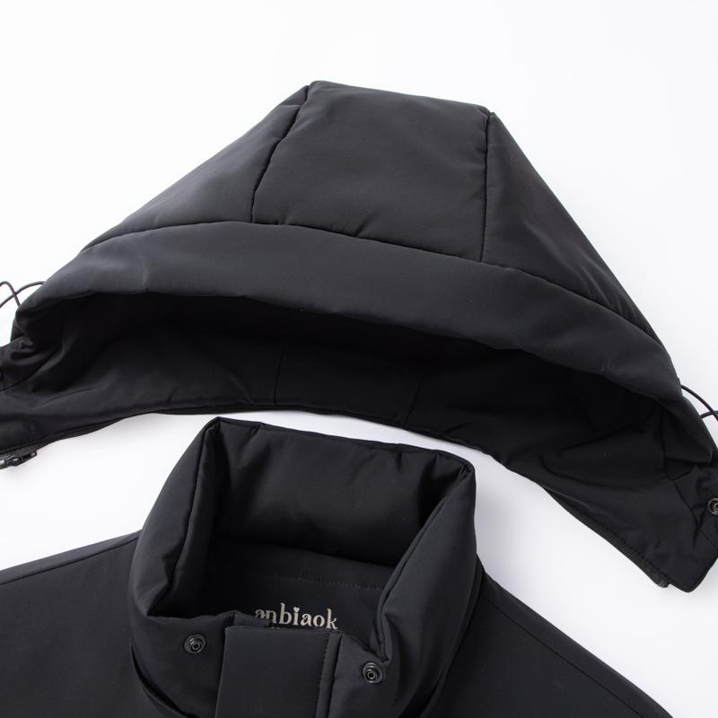 Зимняя мужская куртка-пуховик Business Casual Hooded Take-off Down Liner One Dress Three Wear Down Jacket