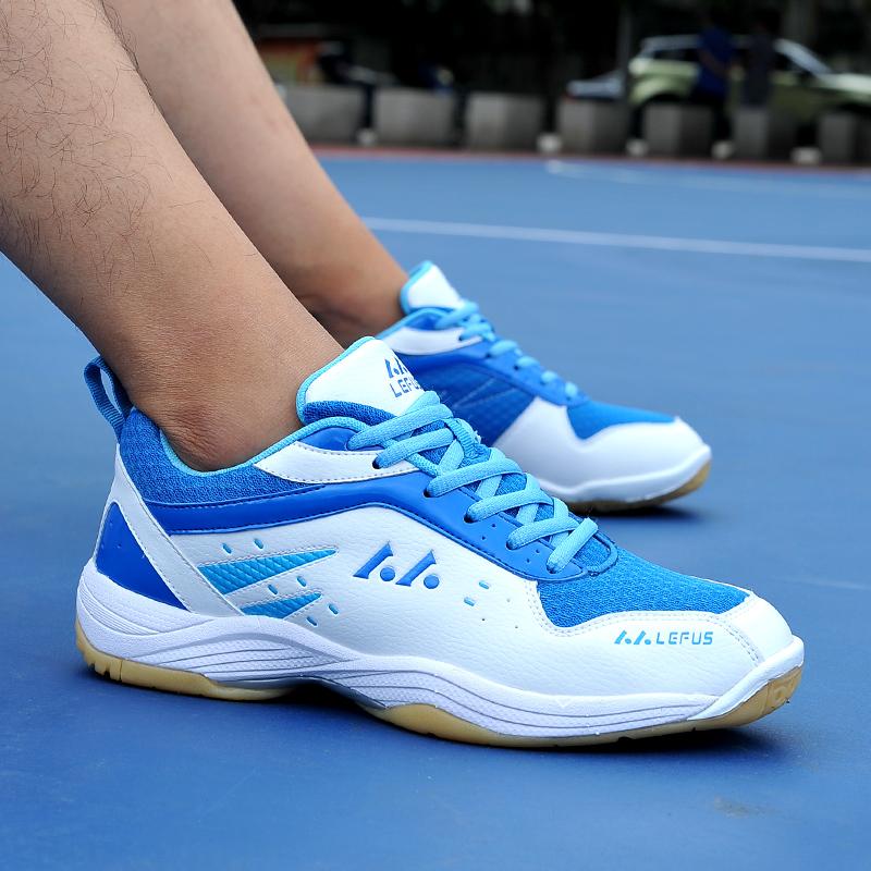36-45 LEFUS New High-quality Shock-absorbing Anti-skid Wear-resistant Badminton Shoes Tennis Shoes Volleyball Shoes Training Shoes