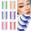 7 пар ресниц Masquerade Fox Cat Eye, драматический взгляд, накладные ресницы, цветные накладные ресницы