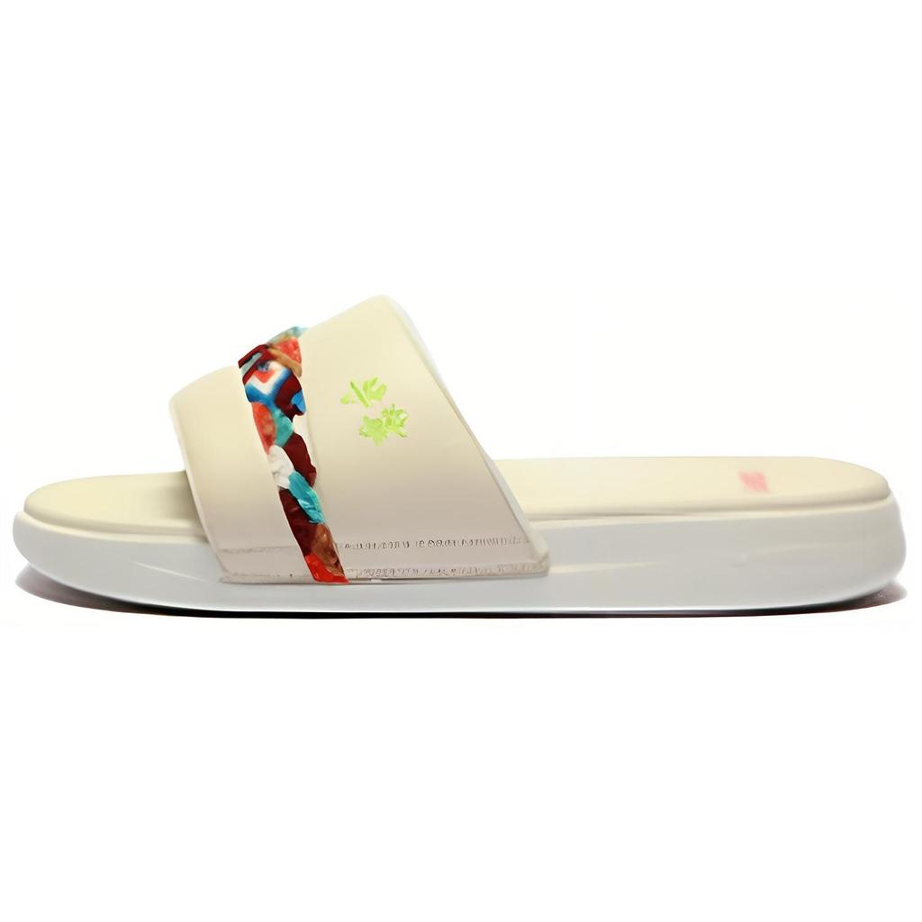 Li Ning Comfortable Versatile Silent Anti-Wear Slide Sandals Women Footwear Eggshell-Gray AZSS002-2