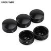 Rear Sprocket Flat Bolt Cover Caps for Harley Softail Fat Boy 1993-2023 Sportster XL 883 1200 Touring Road King Glides Black