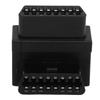 Адаптер OBD2 16-контактный штекер на 2 гнездовых разъема Plug and Play для диагностического удлинителя