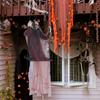 Halloween swing hanging ghost decoration Grim Scary Accessories with Light Sound Effects for Indoor Outdoor House Garden Porch