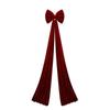 Big Red Velvet Bow For Valentine'S Xmas Decoration Tree Topper