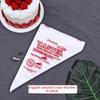 Food Grade Thickened Disposable Piping Bags for Icing, Cake Decorating, and Baby Food