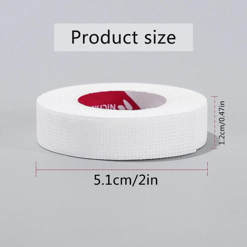 1.25cm*9m 2/3/1 Rolls Japanese Insulating Tape for Eyelash Extension Lint Free Under Eye Pads Breathable Non-woven Tape Paper Eyelash Patch