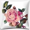 Fashion Rose Printing Series Pattern Pillowcase Square Pillowcase Home Office Decoration Pillowcase