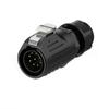 LP20 IP68 Waterproof Electrical Connector 2Pin 3Pin 4Pin 5Pin 7Pin 9Pin 12Pin Solder Cable Aviation Male Plug Female Socket M20