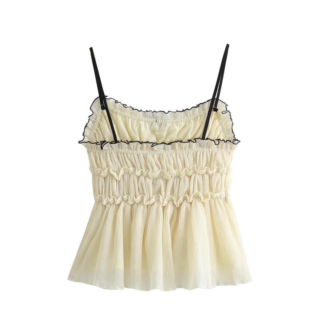 Текстурированный камзол с бантом во французском стиле, весна/осень 2025