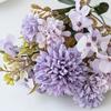 Имитация цветка без полива, декоративная прозрачная текстура, практичная цветочная композиция «сделай сам», художественная имитация цветка гортензии, домашний декор