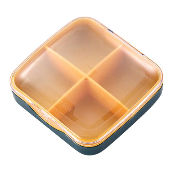 4/6 Grids Pill Box Compartment Design Moisture Proof Good Sealing Dustproof Portable Travel Tablet Organizer Daily Use