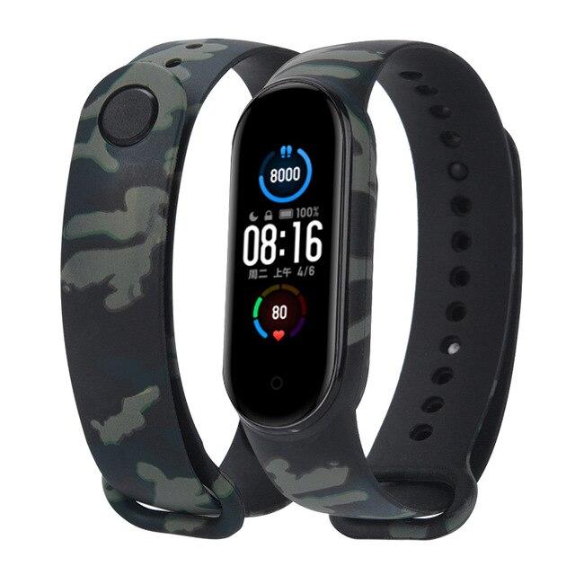 Спортивный ремешок для Xiaomi Mi Band M3 M4 M5 M6, браслет для смарт-часов M3 M4 Plus, подходит для Xiaomi Mi Band 3, 4, 5, 6, сменный ремешок Miband