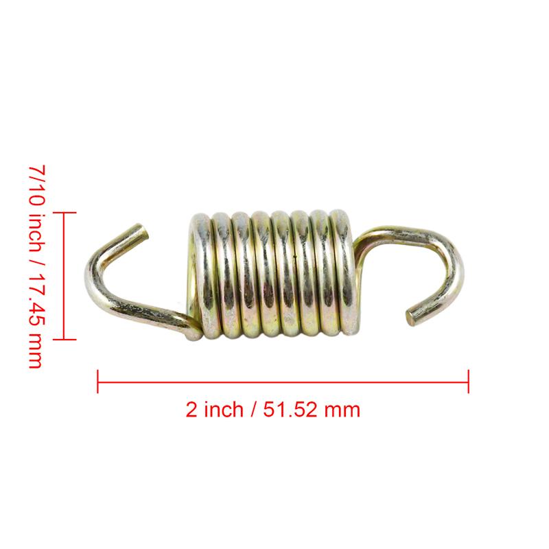 5pcs Exhaust Pipe Springs 7041687 3081078 7042031 Compatible with Polaris Snowmobile Compatible with Sportsman