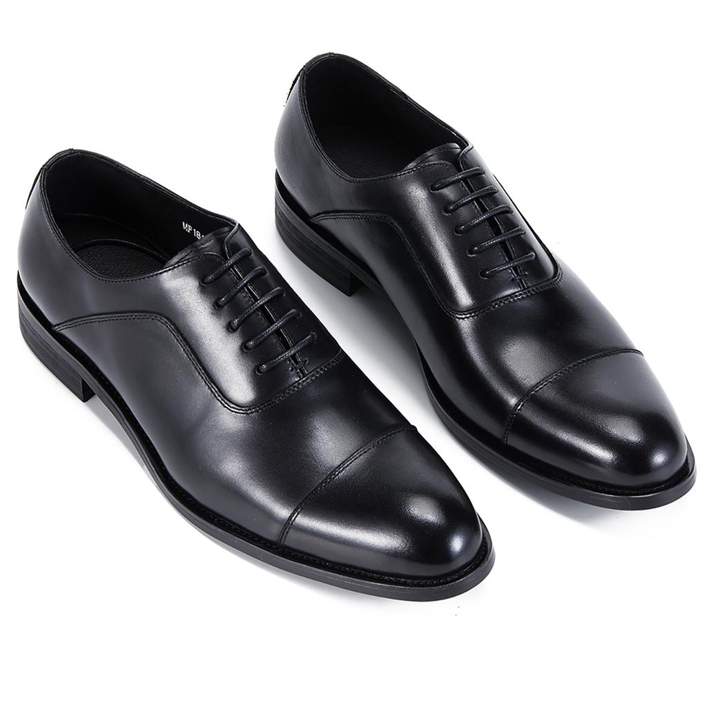 Italian Style Men's Genuine Leather Oxford Shoes Classic Breathable Top Layer Cowhide Business Dress Shoes for Gentlemen