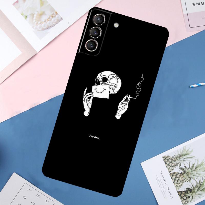 Чехол Готская Ведьма Сатана для Samsung Galaxy S25 Ultra S21 S22 S24 S23 Ultra S9 S10 Plus S21 FE S25 FE Задняя крышка