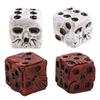 2Pcs Scary Skull Dices Halloween Dices Skeleton Dices Cube Dices For Club Pub Halloween Party Outdoor Board Game Dices