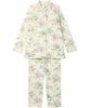 EP6019 Cotton Warm Long and Pants Wing/Wacoal Women's Pajamas, 100% (Skin Side), Winter, Sleeves,