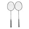 1 пара набора бадминтонных ракеток Легкие карбоно-алюминиевые цельные бадминтонные ракетки с сумкой для переноски для 2 игроков