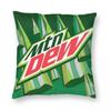 Квадратная наволочка Mountain Dew Полиэстер Лен Бархатный узор Молния Декор Наволочка для декоративной подушки Чехол для автомобильной подушки