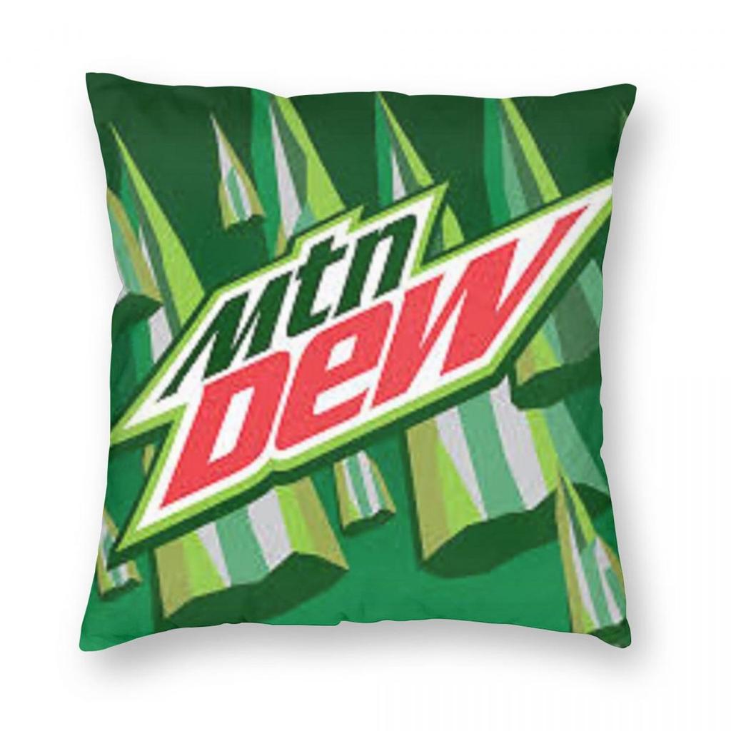 Квадратная наволочка Mountain Dew Полиэстер Лен Бархатный узор Молния Декор Наволочка для декоративной подушки Чехол для автомобильной подушки