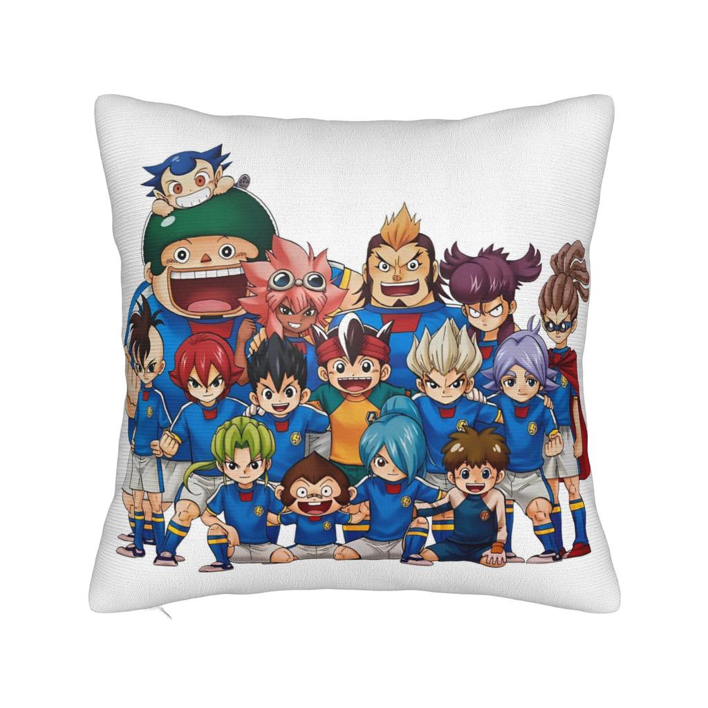 Inazuma Eleven Anime Game Pillowcase Soft Polyester Cushion Cover Gift RPG Cartoon Throw Pillow Case Cover Sofa Square