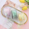 Sheer Tulle Ribbon 3.8 Yards Craft Decorative Ribbon Iridescent Tulle Ribbon Roll for Flowers Wedding Invitations Gift Wrapping