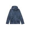 Tie-Dye Print Zip Hoodie Jacket Men Outerwear Phantom-Blue DX0218-491