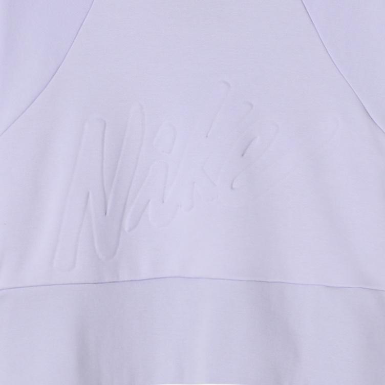 (WMNS) Nike NSW Fleece Logo Sweatshirt 'Lilac' Women's CV7249-539