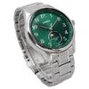 CASIO Standard Moon Phase Analog Watch Round Face Metal Band Green Overseas Model Men's MTP-M110D-3AV