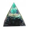 Lamp Pyramid Crystal Stones Amulet Gift Led Base 5Cm